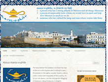 Tablet Screenshot of maroc-o-phile.com
